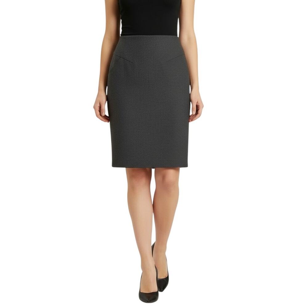 Chanel Vintage Skirt Gray Knee-Length S Classic Style